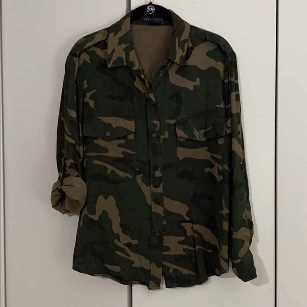 Sanctuary Camo Button Down - image 1